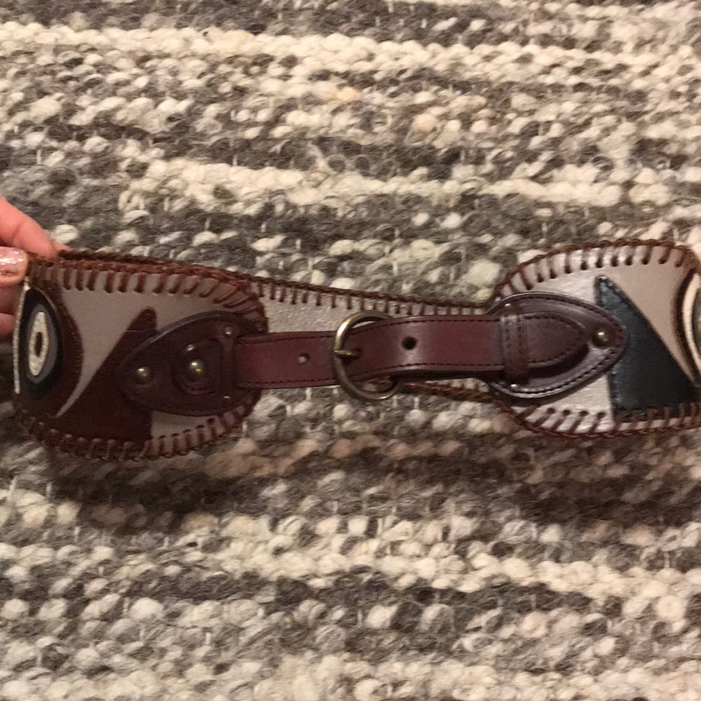 Leather belt